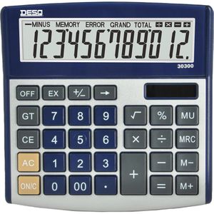 Produktbild für Taschenrechner DESQ Business Classy Large 30300.08, blau/grau