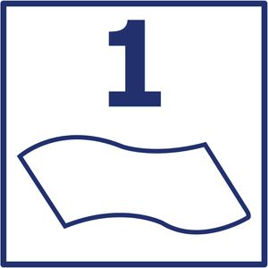 Produktbild für Putztuchrolle Wypall L10, 7200, Airflex-Technologie, blau