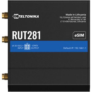 Produktbild für WLAN-Router Teltonika RUT281 eSIM, RUT281000000, 4G LTE