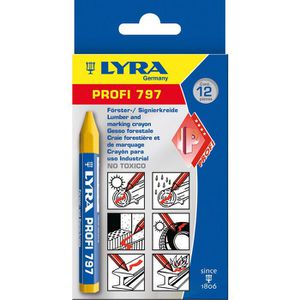 Produktbild für Signierkreide Lyra 4870007 Profi 797, 12 Stück