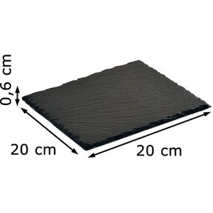 Produktbild für Schieferplatten Kesper 38109, 20 x 20cm
