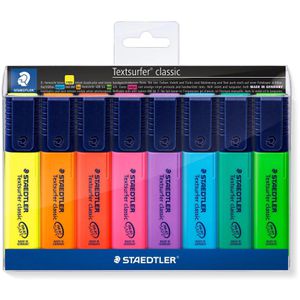 Produktbild für Textmarker Staedtler Textsurfer Classic, 8 Stück