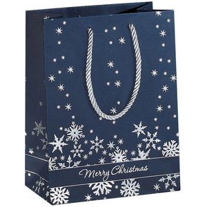 Produktbild für Geschenktüte Sigel GT111 Silver Snowflakes