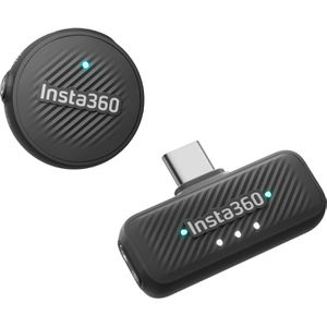 Produktbild für Mikrofon Insta360 Mic Air 1 TX + 1 RX, schwarz
