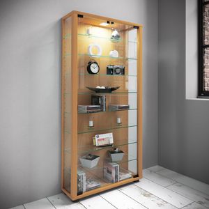 Produktbild für Glasvitrine VCM Lumo Maxi, stehend