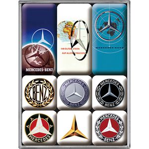 Produktbild für Magnete Nostalgic-Art Mercedes-Benz Logo Evolution