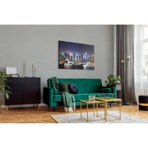 Produktbild für Wandbild Sinus-Art New York bei Nacht