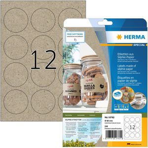 Universaletiketten Herma 10762, naturbraun