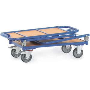 Produktbild für Tischwagen Fetra 1140, aus Metall &amp; Holz, klappbar