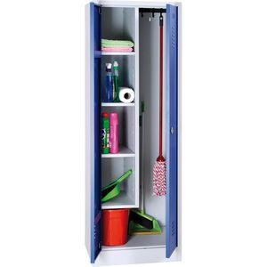 Mehrzweckschrank G-Office CLC/HD.1860, abschließbar, blau
