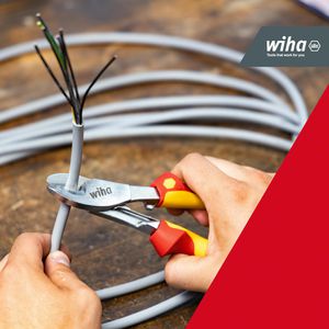 Produktbild für Kabelschere Wiha 43666, Z50306, bis 60 mm², VDE-geprüft