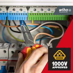 Produktbild für Flachrundzange Wiha 26720, Professional electric