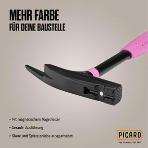 Produktbild für Latthammer Picard Pink Edition Nr. 626M, 0062610, mit Magnet