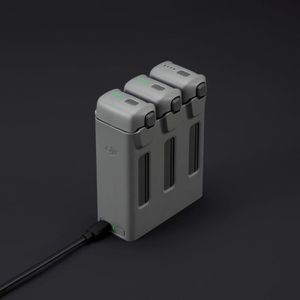 Produktbild für Drohnen-Akku-Ladegerät DJI mit 3 Steckplätzen
