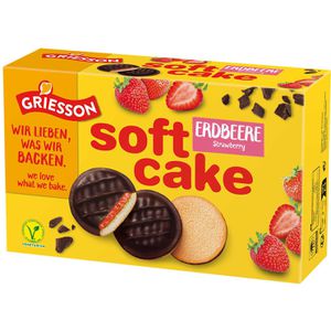 Griesson Kekse Soft Cake Erdbeere, je 150g, 2 Pack