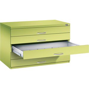 Produktbild für Planschrank CP-Möbel 7101-100, viridingrün, DIN A1