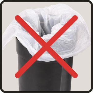 Produktbild für Mülleimer Wenko Monza Easy Close, silber glänzend