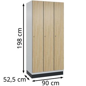 Produktbild für Spind CP-Möbel Cambio, eiche