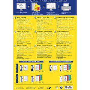 Produktbild für Rückenschilder Zweckform L4766-100, rot