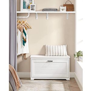 Produktbild für Schuhbank Vasagle LHS120T10, weiß, aus Holz