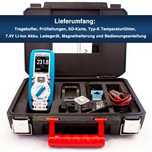 Produktbild für Multimeter PeakTech P 3450A, digital True RMS, App-fähig