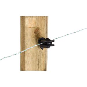 Produktbild für Isolatoren AKO Premium, mit Holzgewinde, Eckisolator