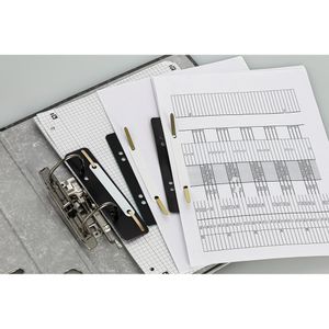 Produktbild für Heftstreifen Leitz 3710-00-95, 35 x 158mm, schwarz