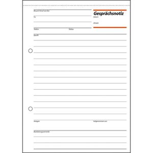Produktbild für Gesprächsnotiz Sigel GE515, A5