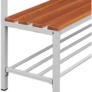 Produktbild für Umkleidebank Lüllmann 806100, Sitzfläche Holz, 120 cm