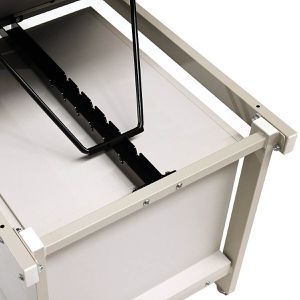 Produktbild für Behandlungsliege Teqler T146563, aus Metall, anthrazit
