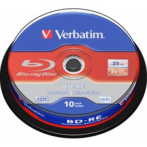 Blu-ray-Rohlinge Verbatim 43694, wiederbeschreibbar, BD-RE