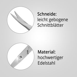 Produktbild für Nagelschere May SC-0071, Edelstahl