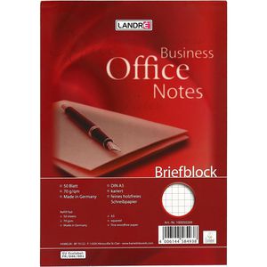 Produktbild für Briefblock Landre 100050269 Office, A5