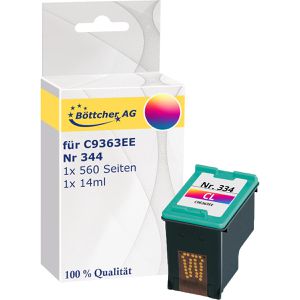 Produktbild für Tinte Böttcher-AG für HP 344, C9363EE