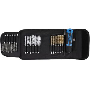 Drahtbürste BGS-technic 379, Set, Hand- und Zylinderbürste