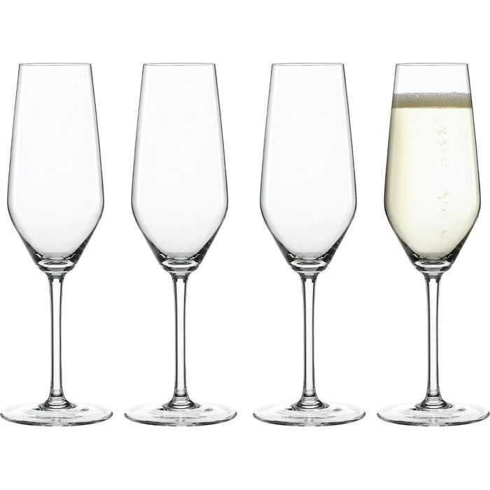 Spiegelau Sektgläser Style 4670187 Champagnerflöte, 240ml, 4 Stück – Böttcher AG