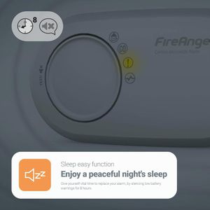 Produktbild für CO-Melder Fireangel FA-3820, mit Batterie