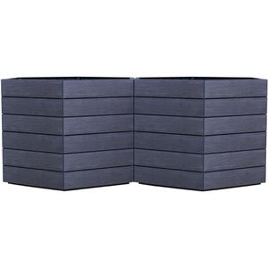 Produktbild für Hochbeet Garantia Ergo Vario 1 Wood, Kunststoff