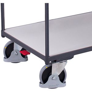 Produktbild für Tischwagen VARIOfit sw-800.562, ESD, Metall &amp; Holz