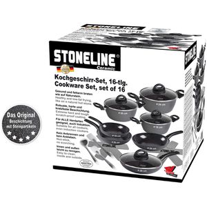 Produktbild für Topfset STONELINE CERAMIC 19546, Aluguss