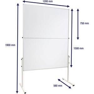 Produktbild für Moderationstafel Franken X-tra!Line CC-UMTK-G, mit Standfüßen