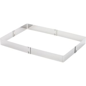 Backrahmen APS 00042, mit Klemmung, aus Edelstahl