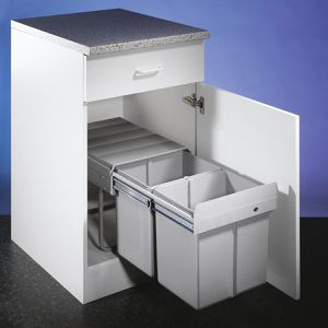 Produktbild für Einbaumülleimer Wesco Double-Master 345 S/400-2