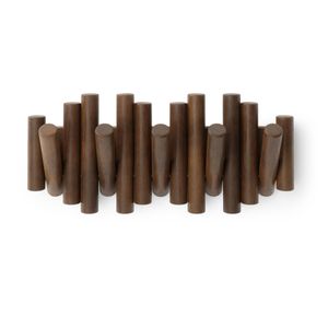 Produktbild für Garderobenleiste Umbra Picket Rail Hook, dunkelbraun