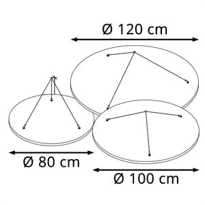 Produktbild für Akustikplatte Hammerbacher Deckensegel VADSRB1 für Decke, Set