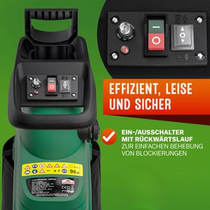 Produktbild für Häcksler Gardebruk DBHC002, 3100 Watt