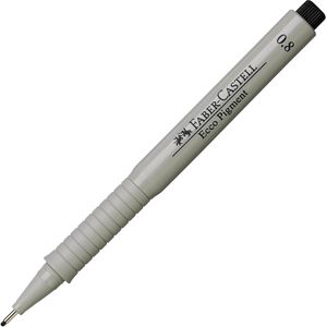 Produktbild für Fineliner Faber-Castell Ecco Pigment, schwarz