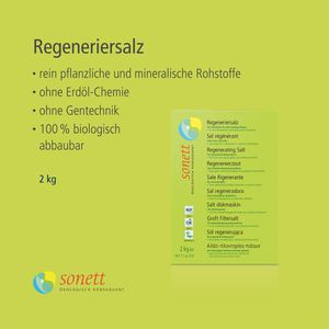 Produktbild für Spülmaschinensalz Sonett DE4030 Regeneriersalz, Bio, vegan