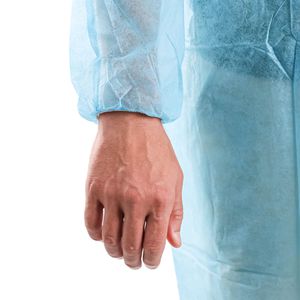 Produktbild für Schutzkittel Arnomed PROTECT PP Besucherkittel, blau