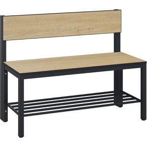Produktbild für Umkleidebank CP-Möbel 8060-310, Sitzfläche Holz, 100 cm